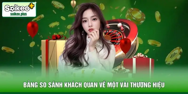 Bảng so sánh khách quan về một vài thương hiệu